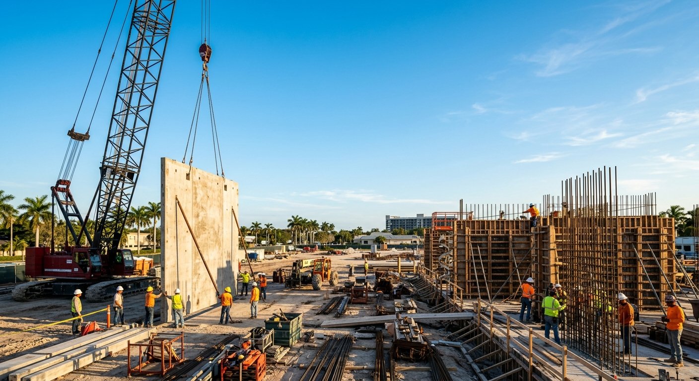 Tilt-Up vs. Cast-in-Place for South Florida Apartments